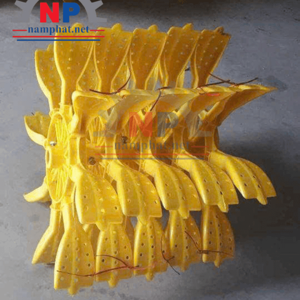 Cánh quạt oxy nuôi tôm muỗng đúc vàng
